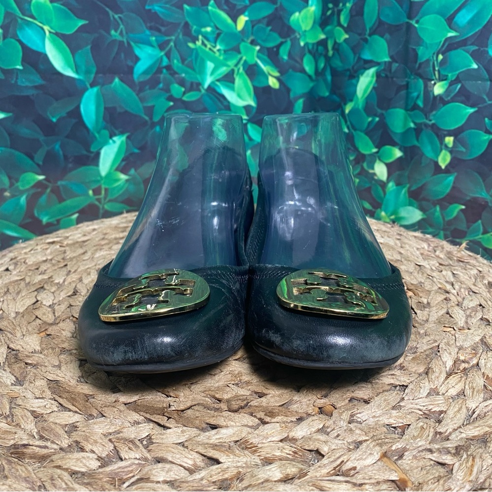 Tory Burch black Leather flats - Picture 3 of 7